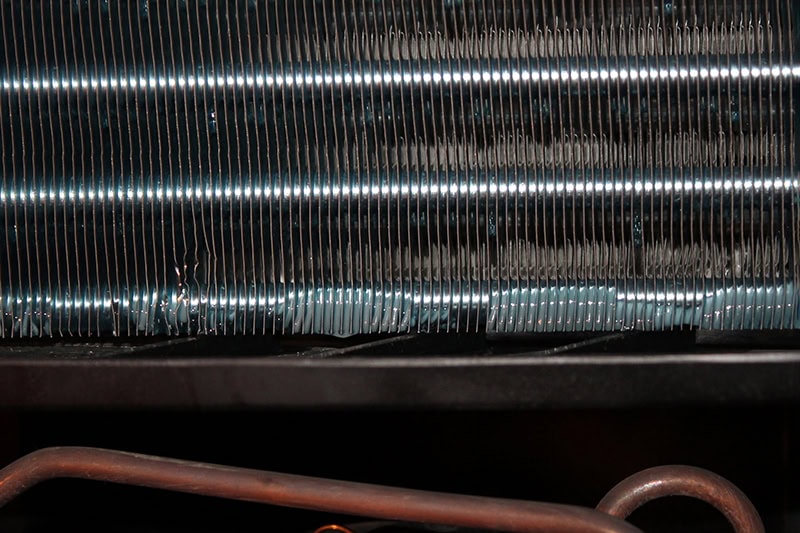 A couple of frozen AC pipes.
