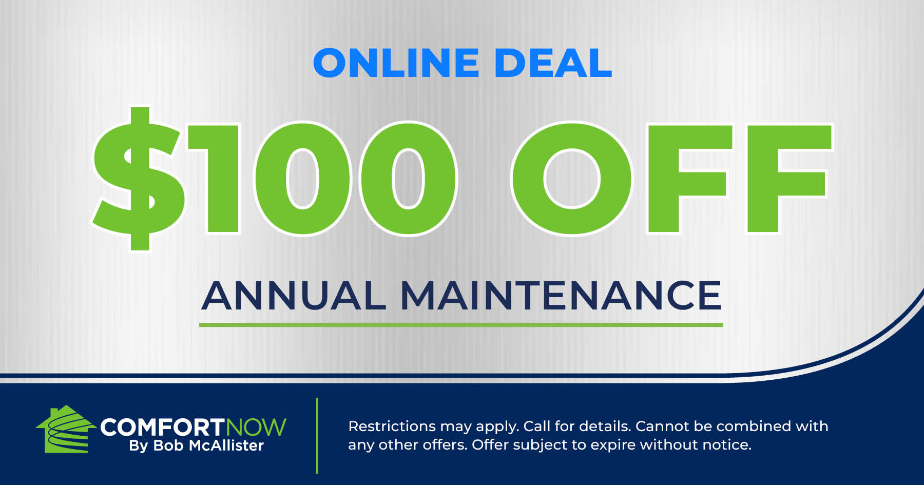 100 annual maintenance