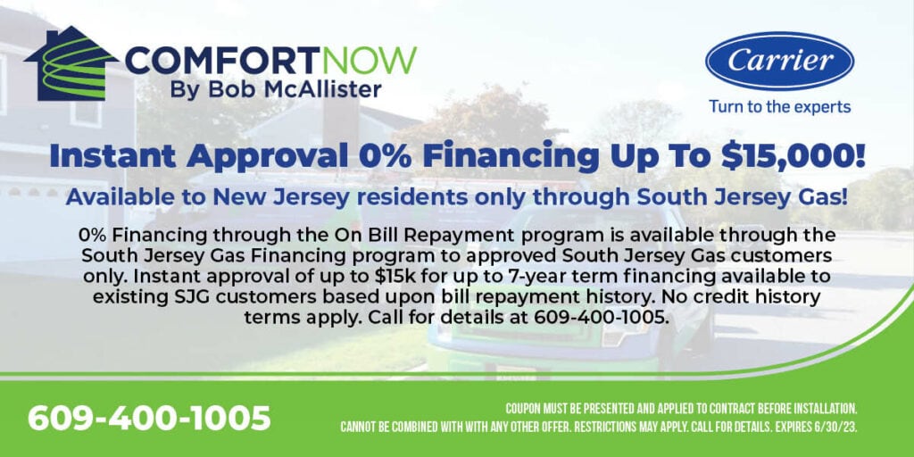 Utility Rebate Offers New Jersey Heating & Cooling Rebate