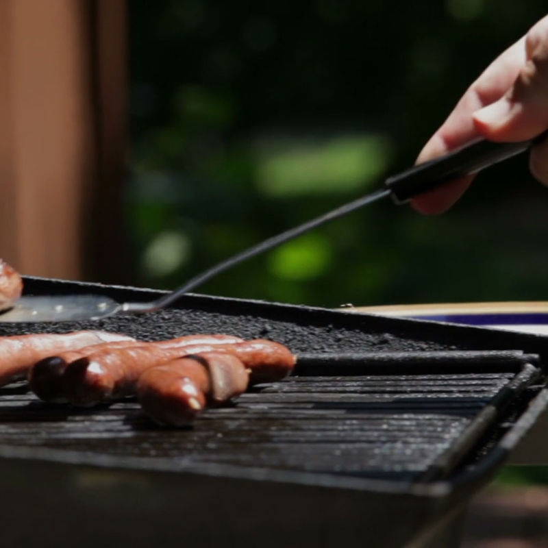 Person Grilling