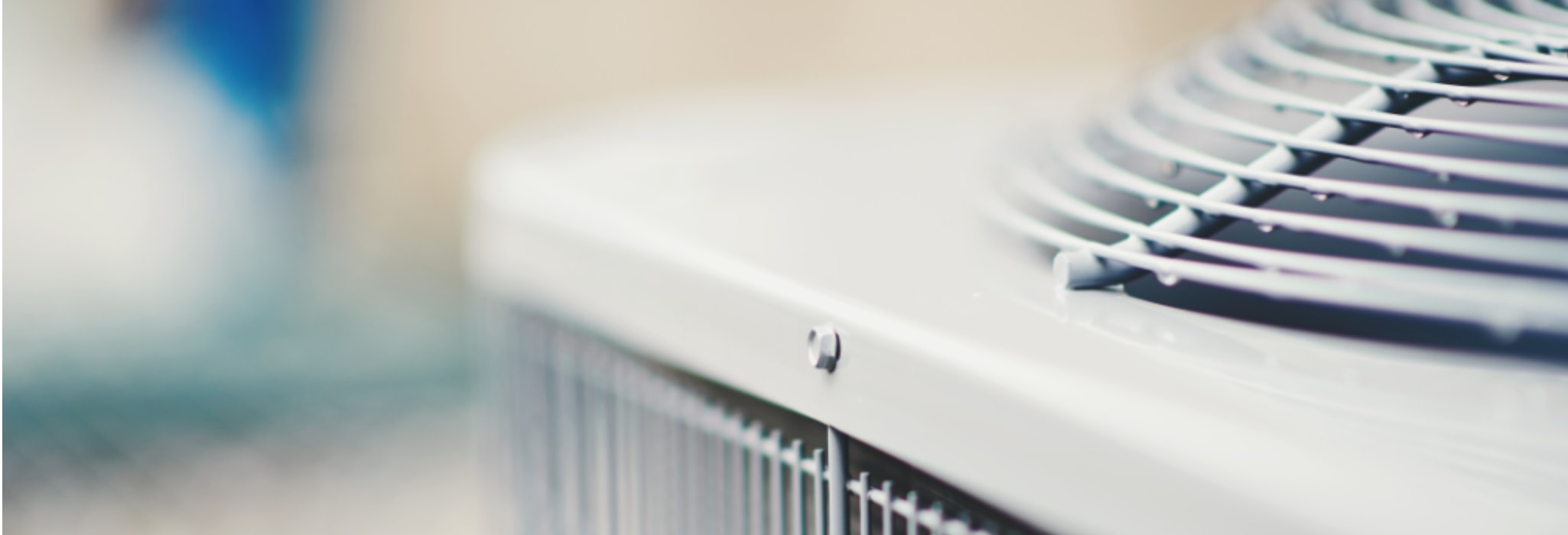 Air conditioner unit in residential garden air conditioning repair