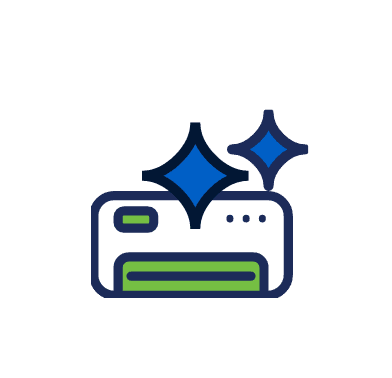 Cooling services icon.