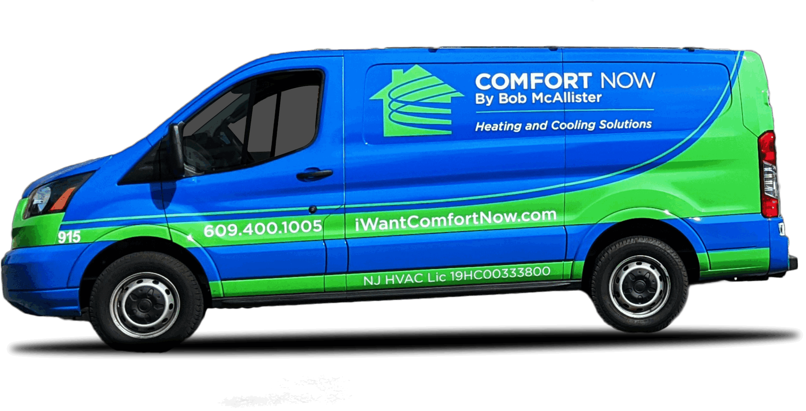Comfort Now service van.