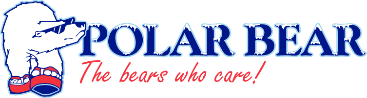 Polar Bear logo. The bears who care!